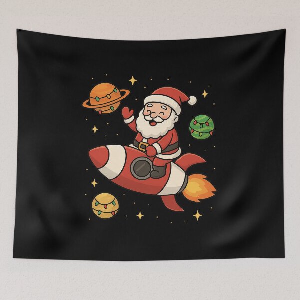 Item preview, Santa in Space – Funny Sci-Fi Christmas designed and sold by NovaMoodCo.