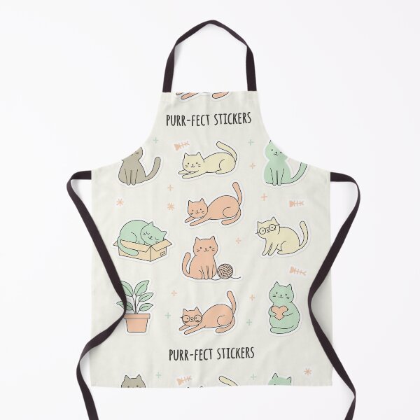 Item preview, Cute Cat Life Minimalist Sticker Pack designed and sold by cozy corner co. .