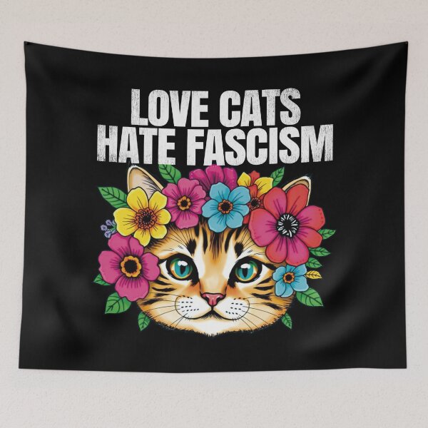 Item preview, Love Cats Hate Fascism. #3 designed and sold by EunsooLee.