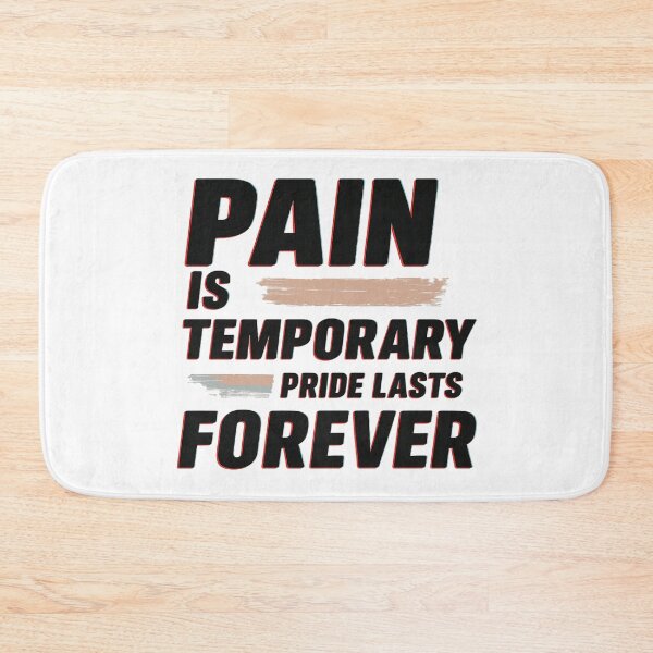 Item preview, Pain Is Temporary Pride Lasts Forever – Motivational Quote designed and sold by SoulFlex.