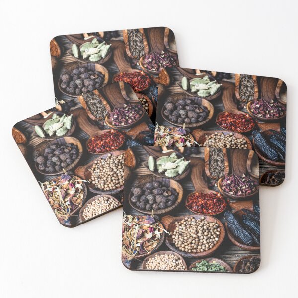 Item preview, Exotic spices in bowls and spice scoops I designed and sold by PhotoArt Thomas Klee.