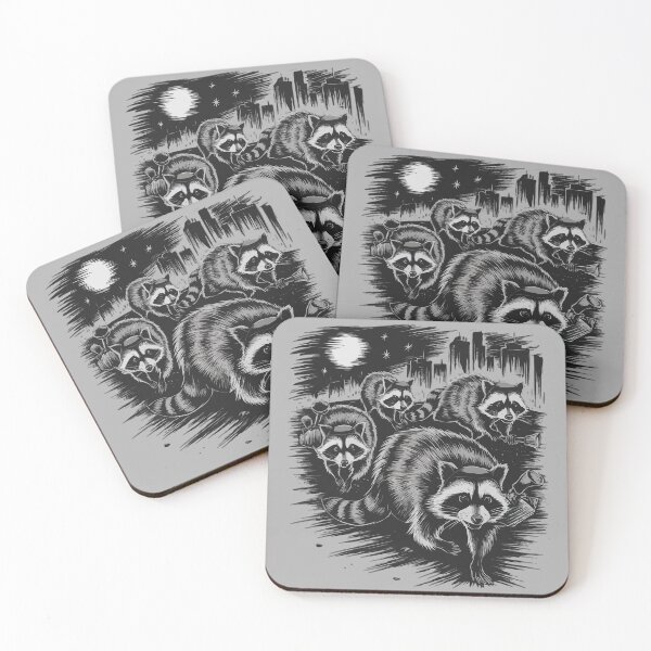 Item preview, Midnight Raccoon Gang designed and sold by RkskArt.