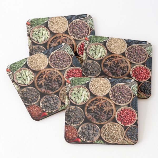 Item preview, Exotic spices in bowls and spice scoops IV designed and sold by PhotoArt Thomas Klee.