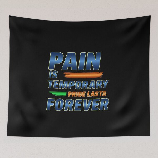 Item preview, Pain Is Temporary Pride Lasts Forever – Motivational Quote designed and sold by SoulFlex.