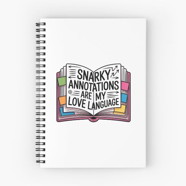 Item preview, Snarky Annotations Are My Love Language designed and sold by marshmelephant.