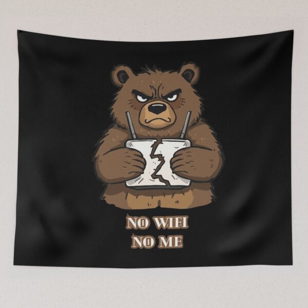 Item preview, No WIFI No ME designed and sold by ZZEE--Lifestyle.