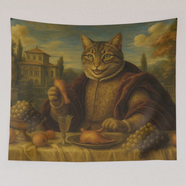 Item preview, the big feast, funny cat designed and sold by Mauswohn.