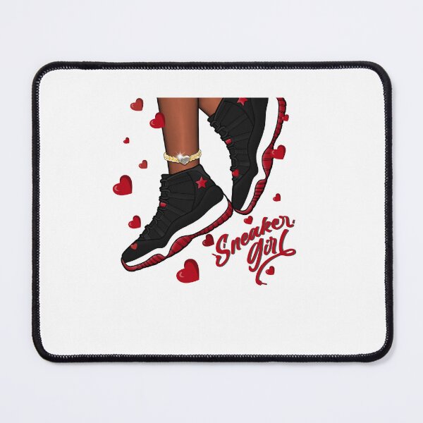 Item preview, To Match Bred Velvet 11s - SNEAKER Girl Heart Flying designed and sold by lnaylor01.
