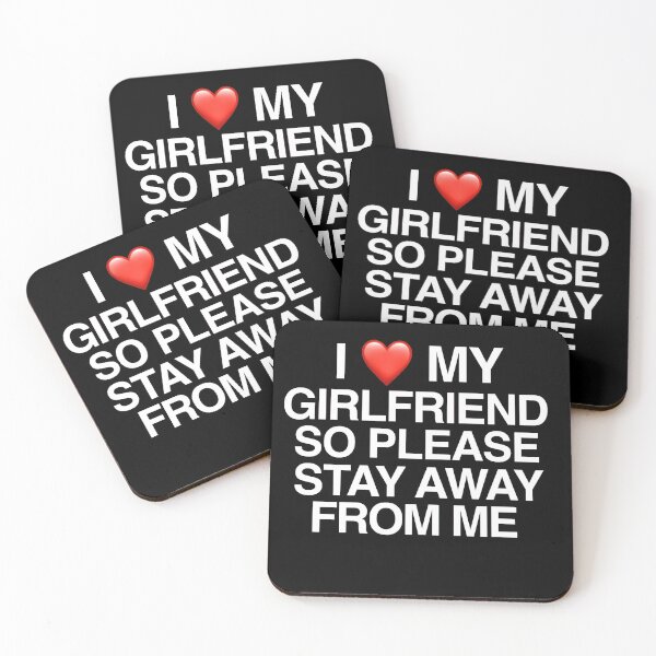 Item preview, I love my girlfriend designed and sold by bassredbubble.