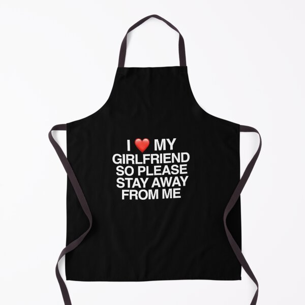 Item preview, I love my girlfriend designed and sold by bassredbubble.