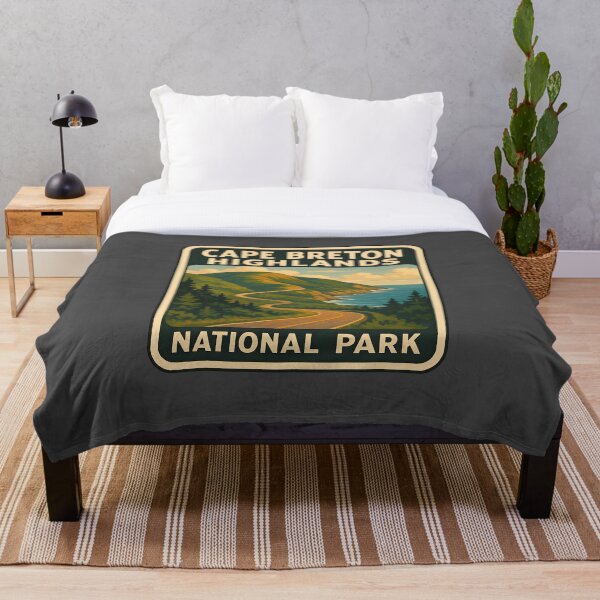 Item preview, Vintage Canadian National Park Prints: Cape Breton Highlands designed and sold by PinUpPizzazz.