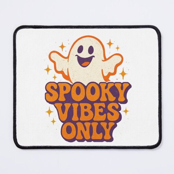 Item preview, Cheerful Cartoon Ghost with Spooky Vibes designed and sold by RuweisVibes.