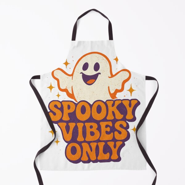 Item preview, Cheerful Cartoon Ghost with Spooky Vibes designed and sold by RuweisVibes.