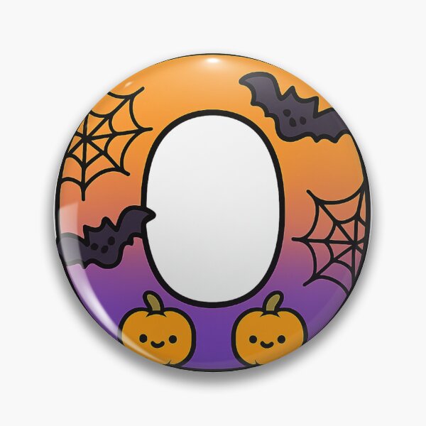 Item preview, Halloween Letter O – Cute Kawaii Cartoon with Spooky Details designed and sold by PrintCreations9.