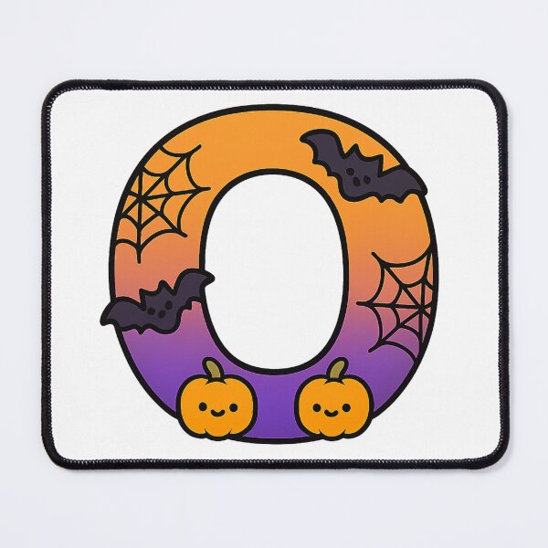 Item preview, Halloween Letter O – Cute Kawaii Cartoon with Spooky Details designed and sold by PrintCreations9.
