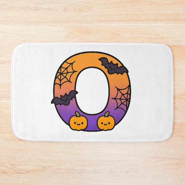 Item preview, Halloween Letter O – Cute Kawaii Cartoon with Spooky Details designed and sold by PrintCreations9.