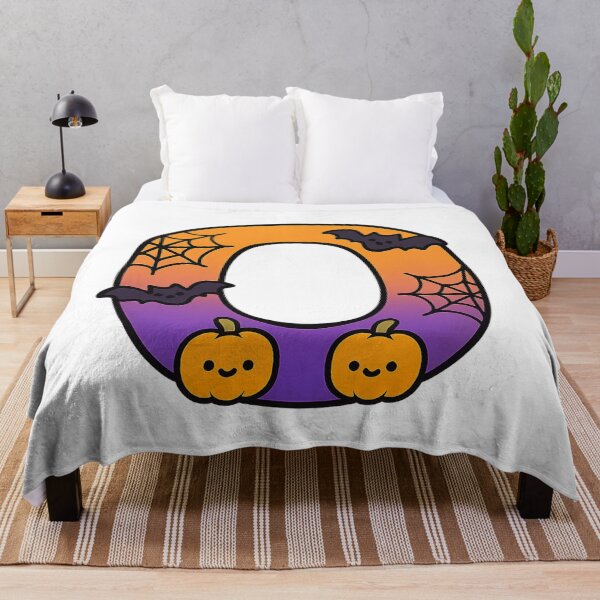 Item preview, Halloween Letter O – Cute Kawaii Cartoon with Spooky Details designed and sold by PrintCreations9.