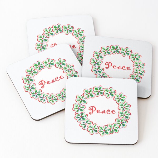 Item preview, Christmas Wreath Peace designed and sold by kel72.