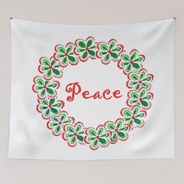 Item preview, Christmas Wreath Peace designed and sold by kel72.