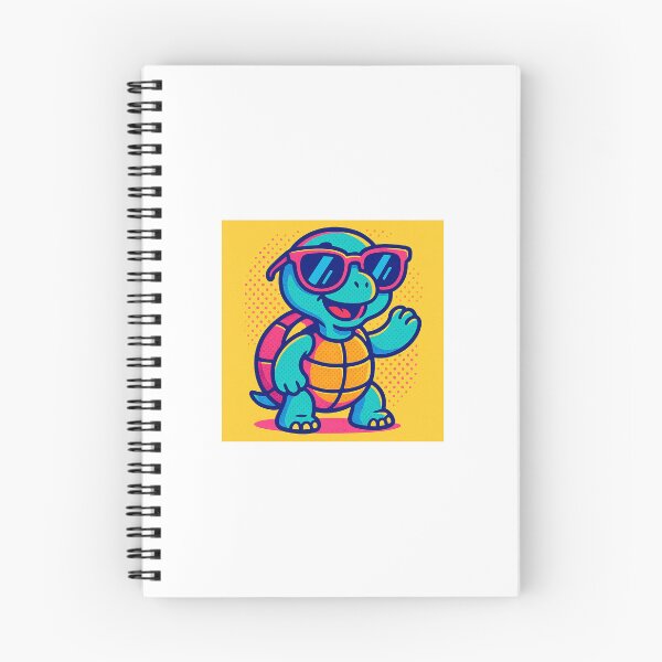 Item preview, Playful Pop-Art Turtle Character designed and sold by GiggleToons86.