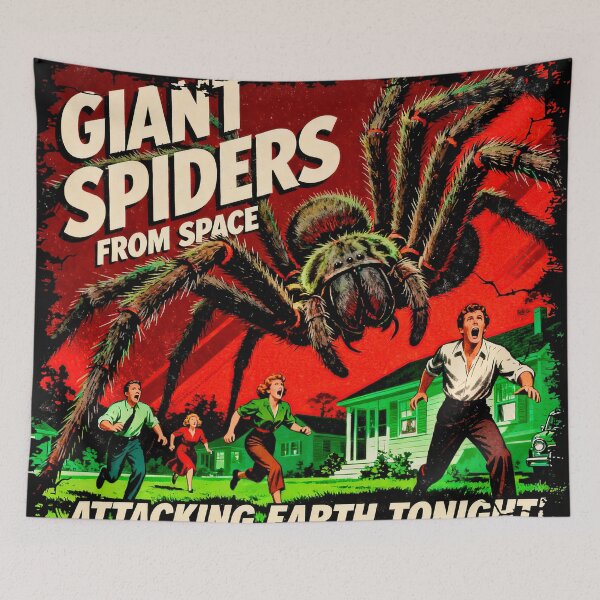Item preview, Giant spiders Horror poster designed and sold by OniricaDesign.