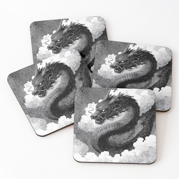 Item preview, Celestial Ink Dragon in Storm Clouds designed and sold by ArgentoArt.