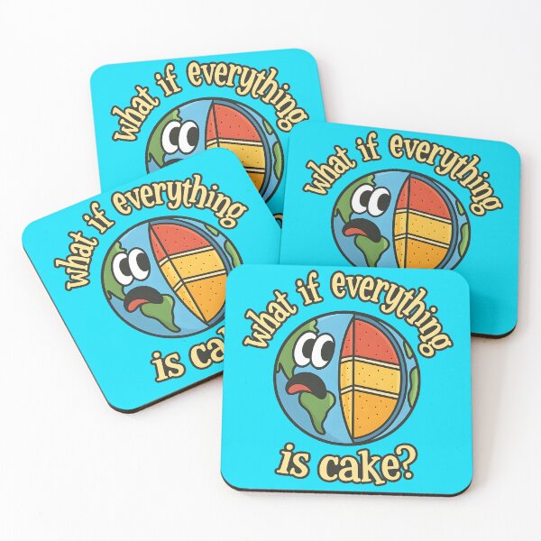 Item preview, What if Everything is Cake? designed and sold by Dragon Space.