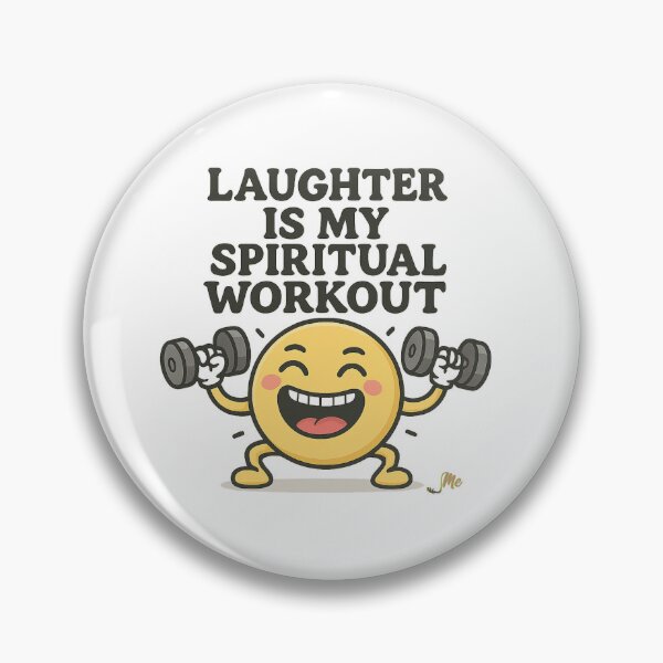 Item preview, LAUGHTER IS MY SPIRTUAL WORKOUT -  REGENERATING ME AFFIRMATION T-SHIRTS & MERCH designed and sold by RegeneratingMe.