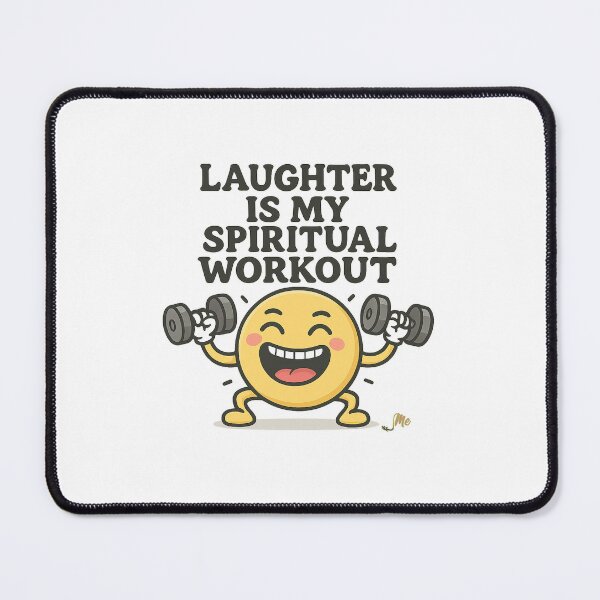 Item preview, LAUGHTER IS MY SPIRTUAL WORKOUT - REGENERATING ME AFFIRMATION T-SHIRTS & MERCH designed and sold by RegeneratingMe.