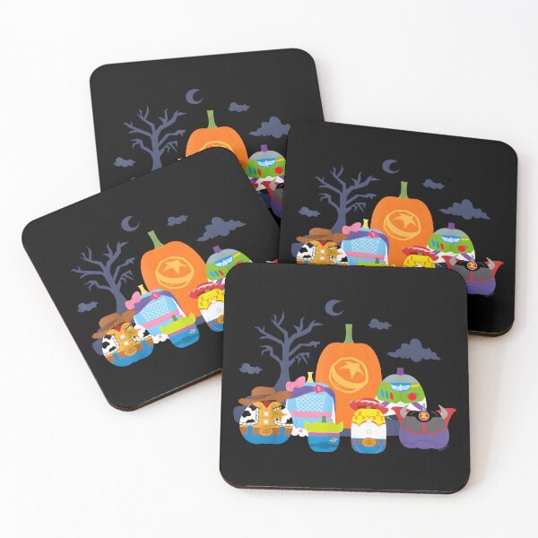 Item preview, Disney Pixar Toy Story Halloween Pumpkins – Woody, Buzz, Alien and Zurg Spooky Art designed and sold by alolo2021.