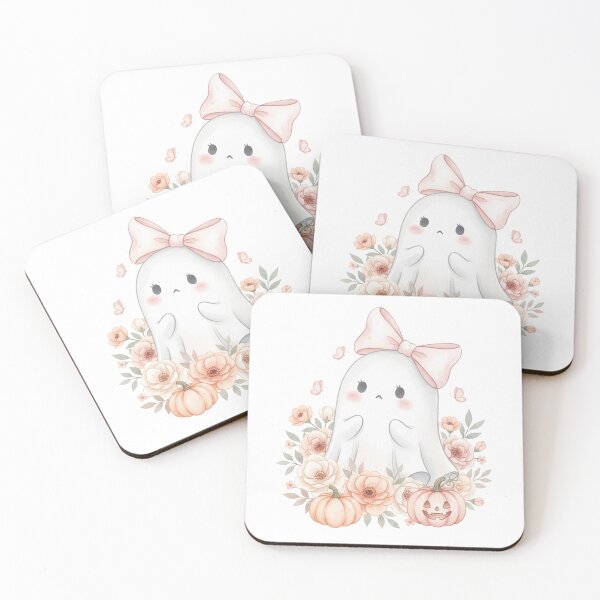 Item preview, Pastel Ghost with Flowers designed and sold by 0606PM.