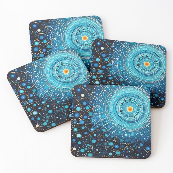 Item preview, Arte de puntos de inspiración aborigen: El nacimiento en hielo de Lavi designed and sold by GrinGalore.