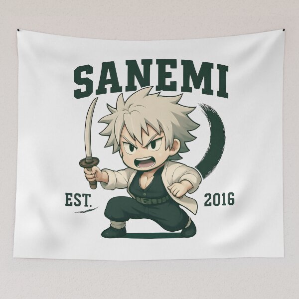 Item preview, Sanemi Shinazugawa — Wind Hashira Varsity designed and sold by ArnaRey.