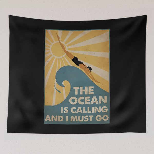 Item preview, Swimming The Ocean Is Calling And I Must Go 	  	 designed and sold by znxhfrxl45.