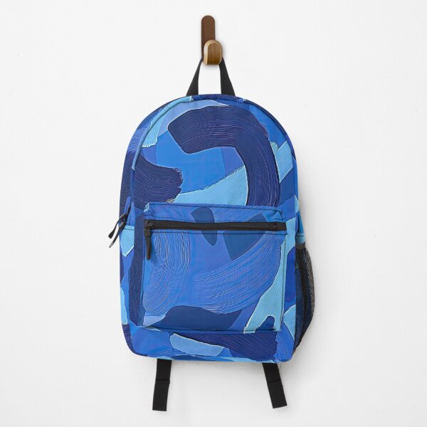 Item preview, Abstract Blue Brushstroke Pattern Art designed and sold by RobotKiller128.
