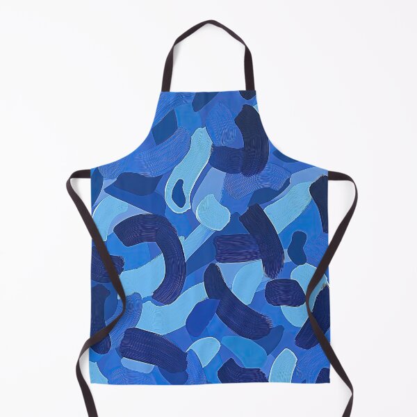Item preview, Abstract Blue Brushstroke Pattern Art designed and sold by RobotKiller128.