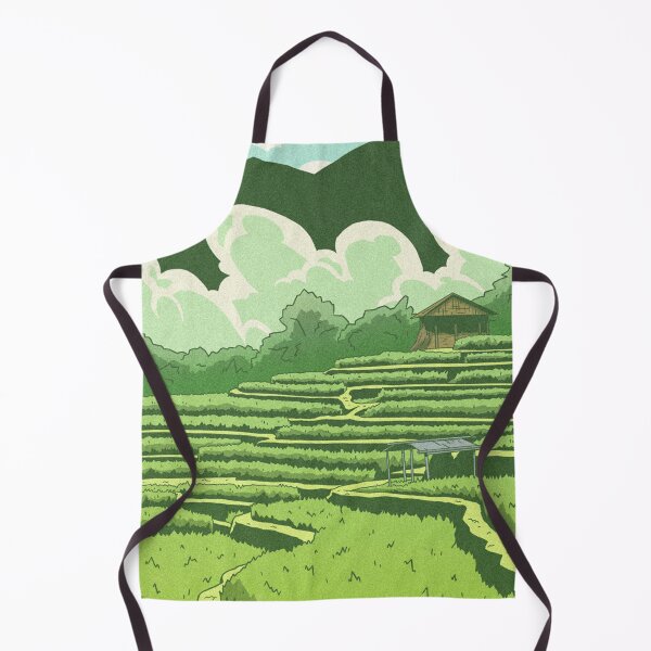 Item preview, Peaceful Rice Terraces Landscape Illustration designed and sold by Infinite drip.