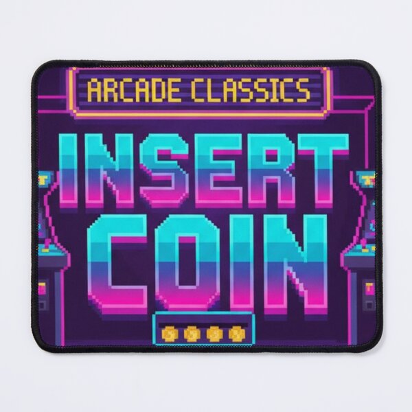Item preview,  Insert Coin Pixel Gamer – Retro 90s Arcade Design designed and sold by Happyfreedom.
