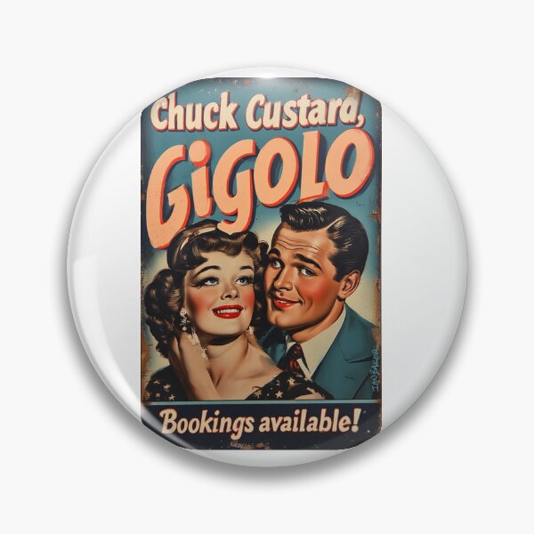 Item preview, Chuck Custard, Gigolo Spoof Vintage Advertising designed and sold by IanBakerToons.
