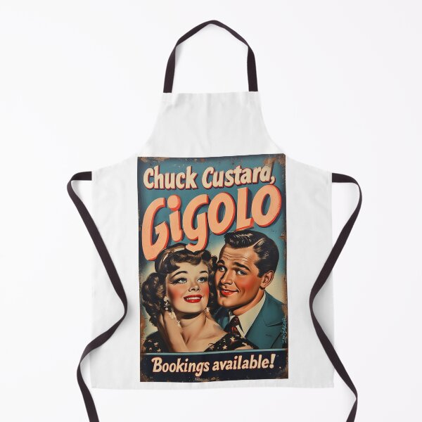 Item preview, Chuck Custard, Gigolo Spoof Vintage Advertising designed and sold by IanBakerToons.