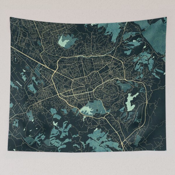 Item preview, Tirana City Map of Albania - Summer designed and sold by deMAP.