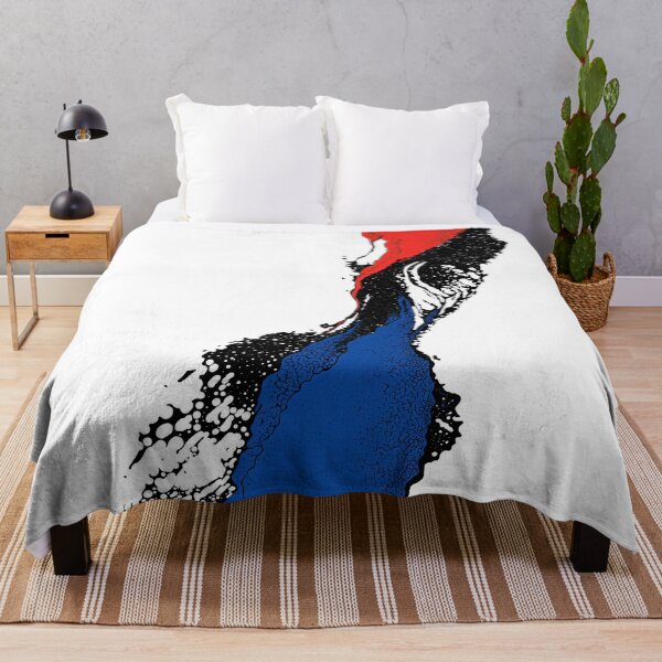 Item preview, Red and Blue Liquid Flow Abstract designed and sold by RobotKiller128.
