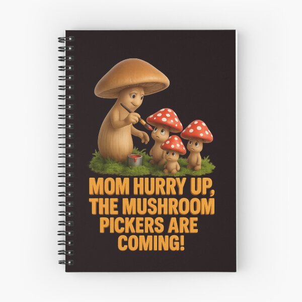 Item preview, Mom, Hurry Up – The Mushroom Pickers Are Coming! designed and sold by Tadeusz1.