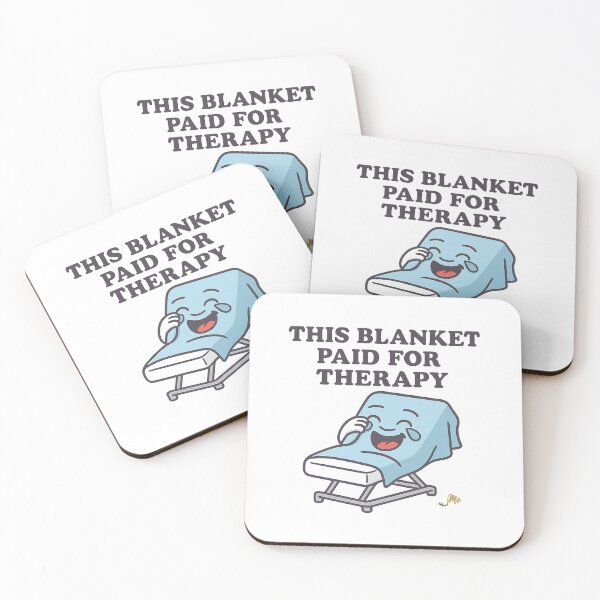 Item preview, THIS BLANKET PAID FOR THERAPY -  REGENERATING ME AFFIRMATION BLANKET, T-SHIRT & MERCH designed and sold by RegeneratingMe.