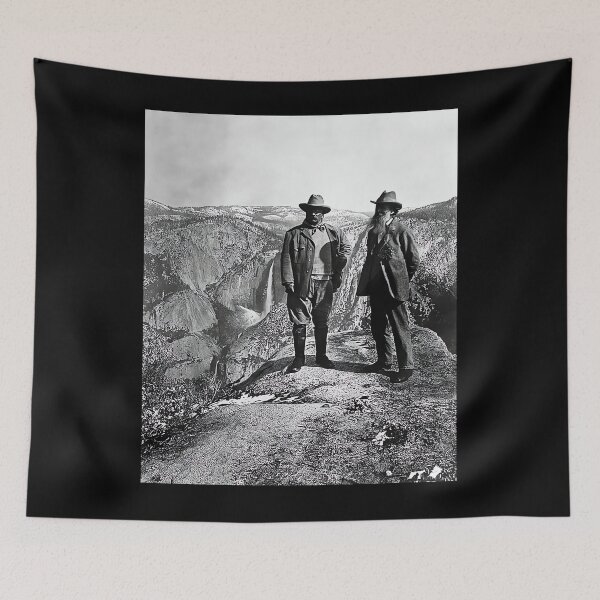 Item preview, Teddy Roosevelt And John Muir Glacier Point Yosemite Valley 1903 War Is Hell Store	 designed and sold by wjrrekja54.