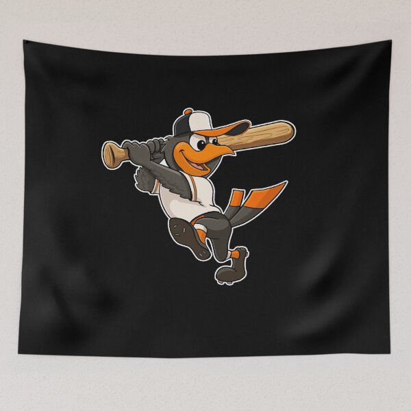 Item preview, The Oriole Bird Mascot Baltimore Baseball designed and sold by ChristineRobins.