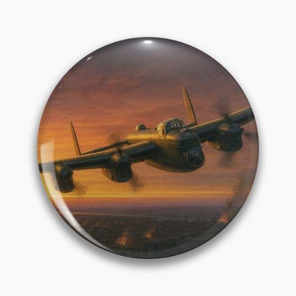 Item preview, Avro Lancaster Bomber on Mission designed and sold by Airpower Art.