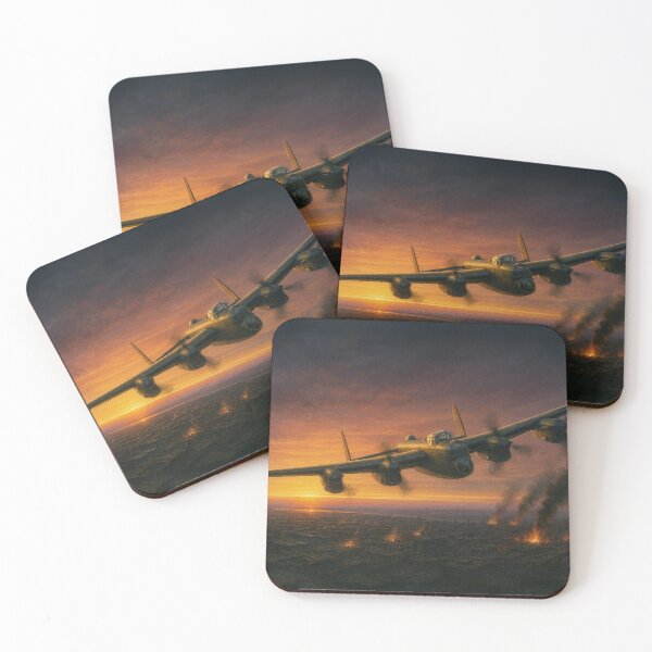 Item preview, Avro Lancaster Bomber on Mission designed and sold by Airpower Art.