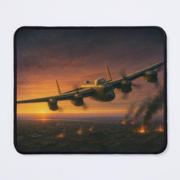 Item preview, Avro Lancaster Bomber on Mission designed and sold by Airpower Art.