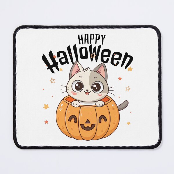 Item preview, Cute Cat in Pumpkin designed and sold by graphic-genie.